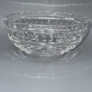 Waterford Crystal OVERTURE 5" Oval Bowl Signature Seahorse‎ mark